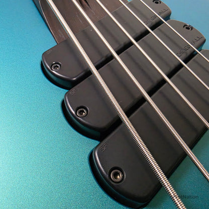 Dingwall Afterburner Z 5-String Bass ABZ Dark Betta Teal Passive 8.14lbs #8160