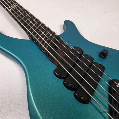 Dingwall Afterburner Z 5-String Bass ABZ Dark Betta Teal Passive 8.14lbs #8160