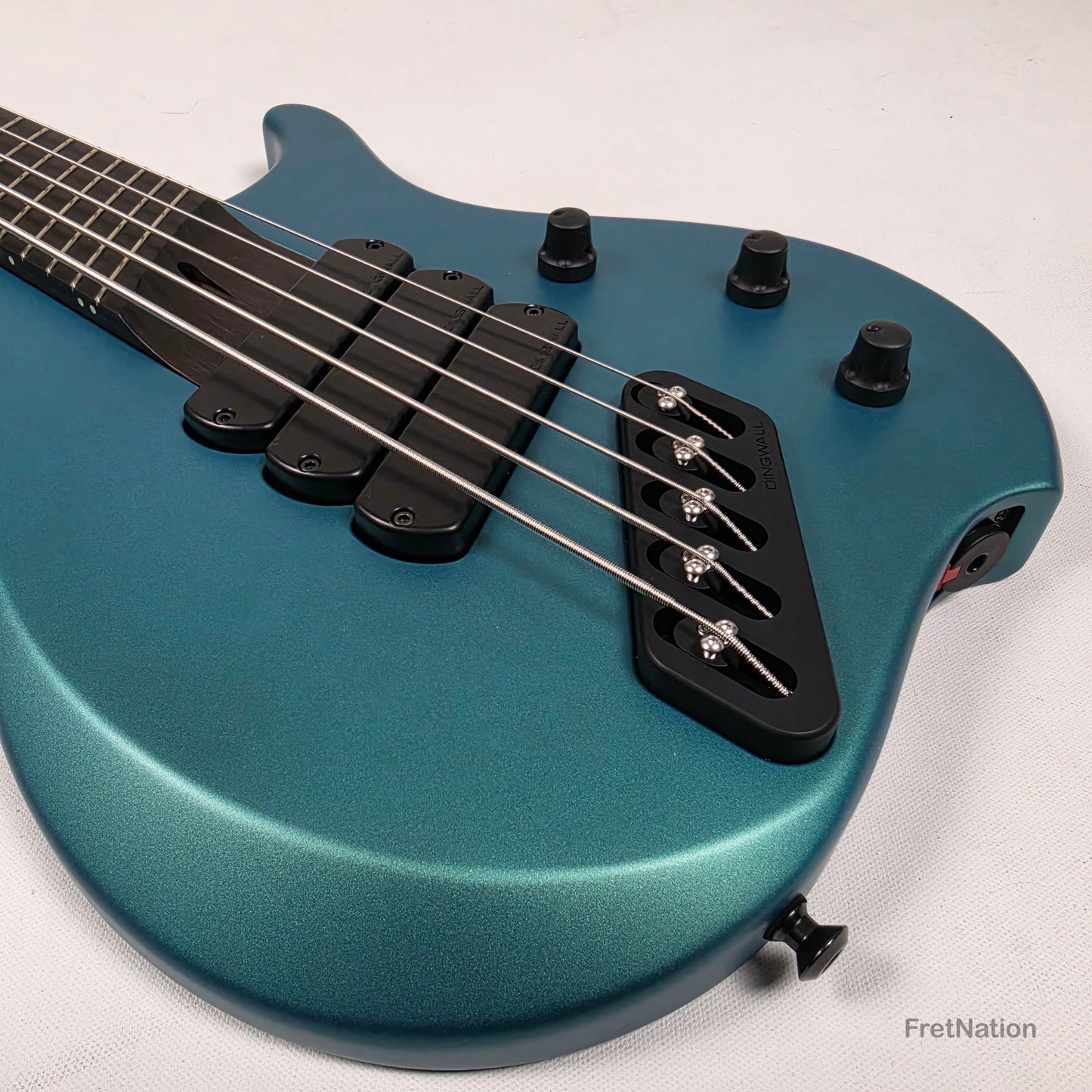 Dingwall Afterburner Z 5-String Bass ABZ Dark Betta Teal Passive 8.14lbs #8160