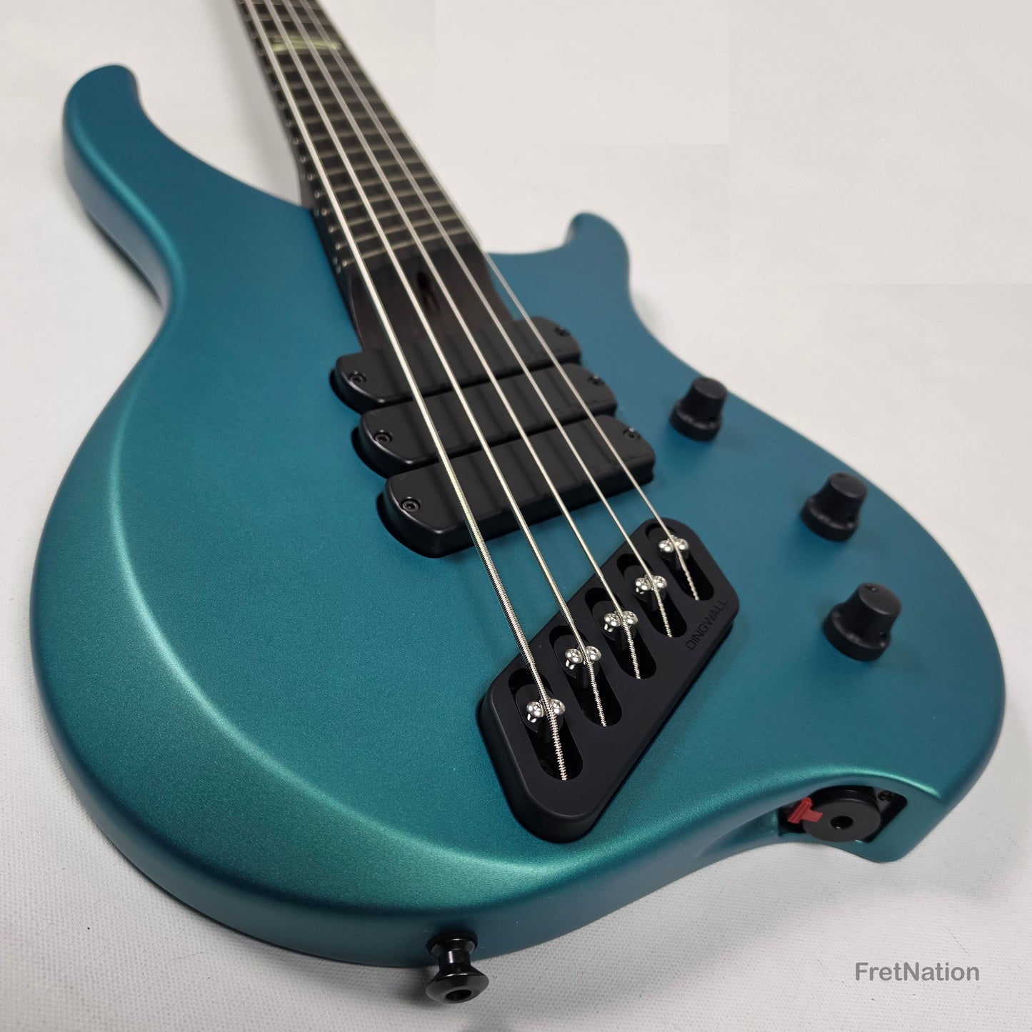Dingwall Afterburner Z 5-String Bass ABZ Dark Betta Teal Passive 8.14lbs #8160