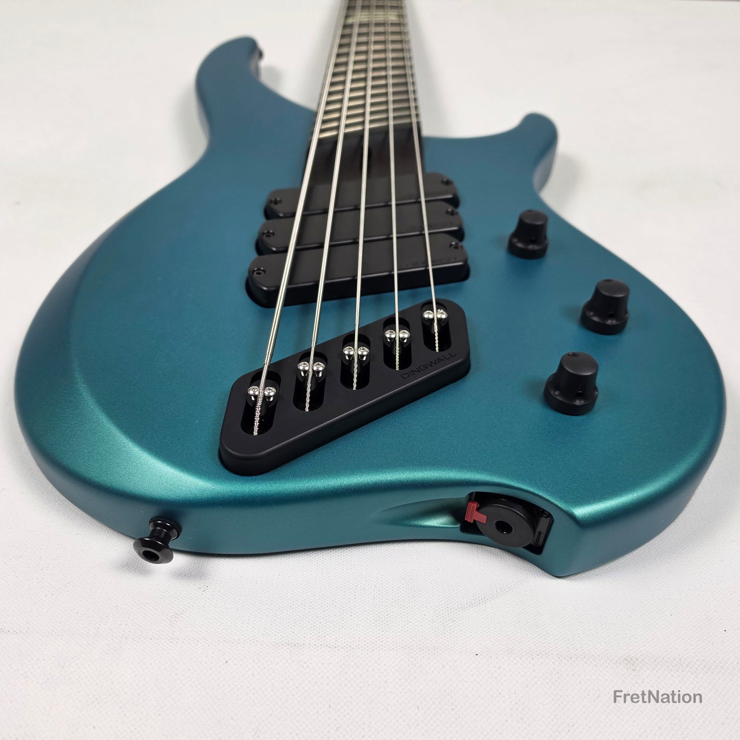 Dingwall Afterburner Z 5-String Bass ABZ Dark Betta Teal Passive 8.14lbs #8160