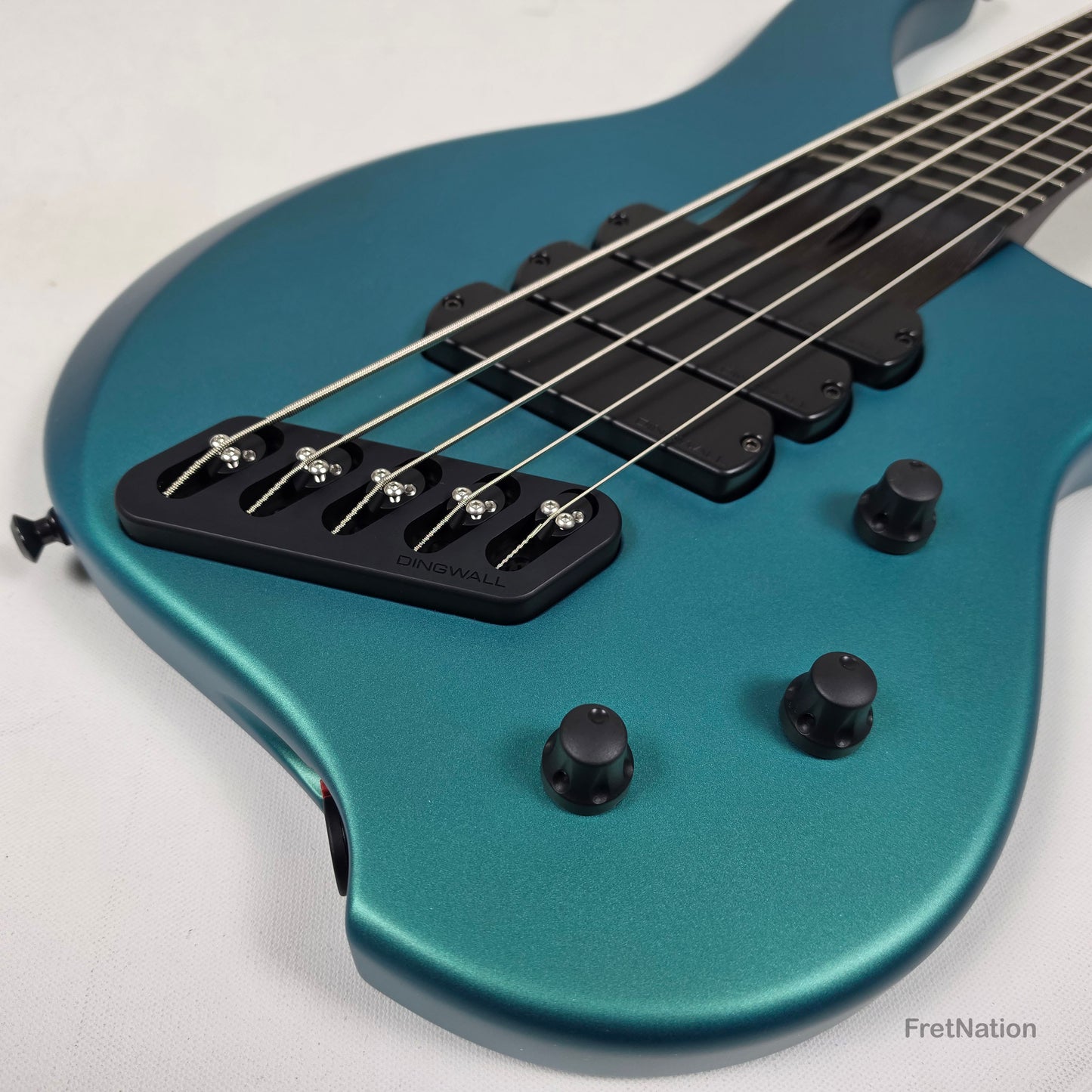 Dingwall Afterburner Z 5-String Bass ABZ Dark Betta Teal Passive 8.14lbs #8160