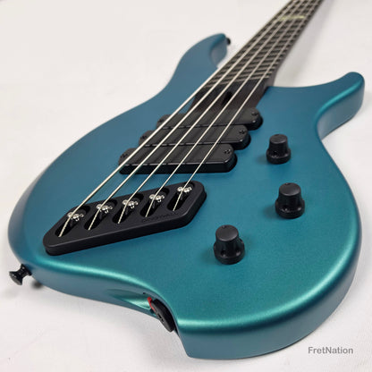 Dingwall Afterburner Z 5-String Bass ABZ Dark Betta Teal Passive 8.14lbs #8160