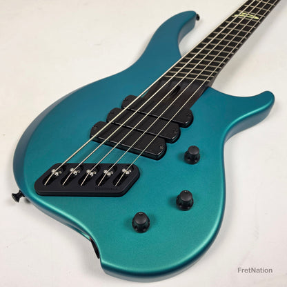 Dingwall Afterburner Z 5-String Bass ABZ Dark Betta Teal Passive 8.14lbs #8160