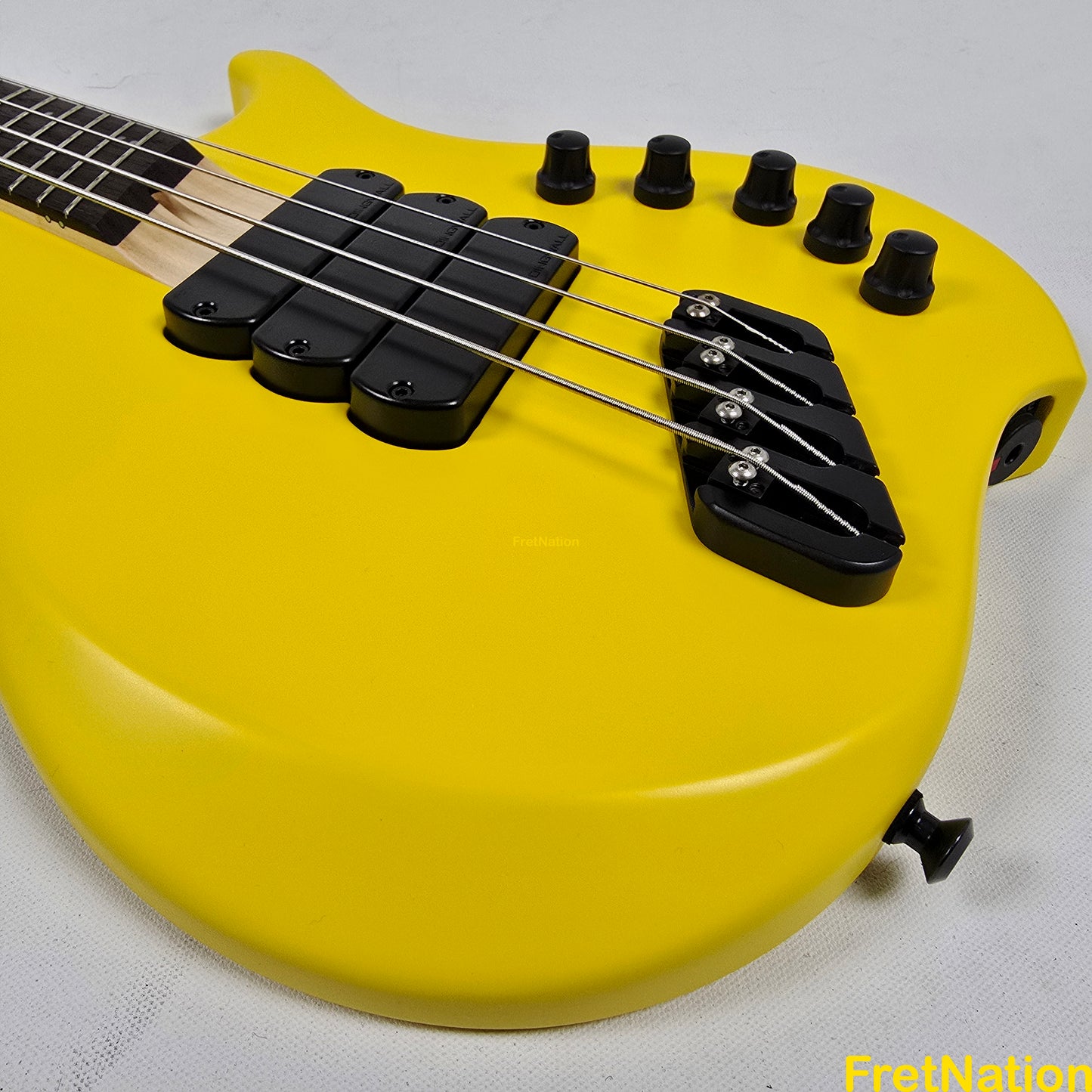 Dingwall Afterburner Z 4-String Bass "Essentials" ABZ Ferrari Yellow 7.62lbs #6960