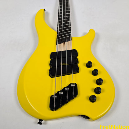 Dingwall Afterburner Z 4-String Bass "Essentials" ABZ Ferrari Yellow 7.62lbs #6960