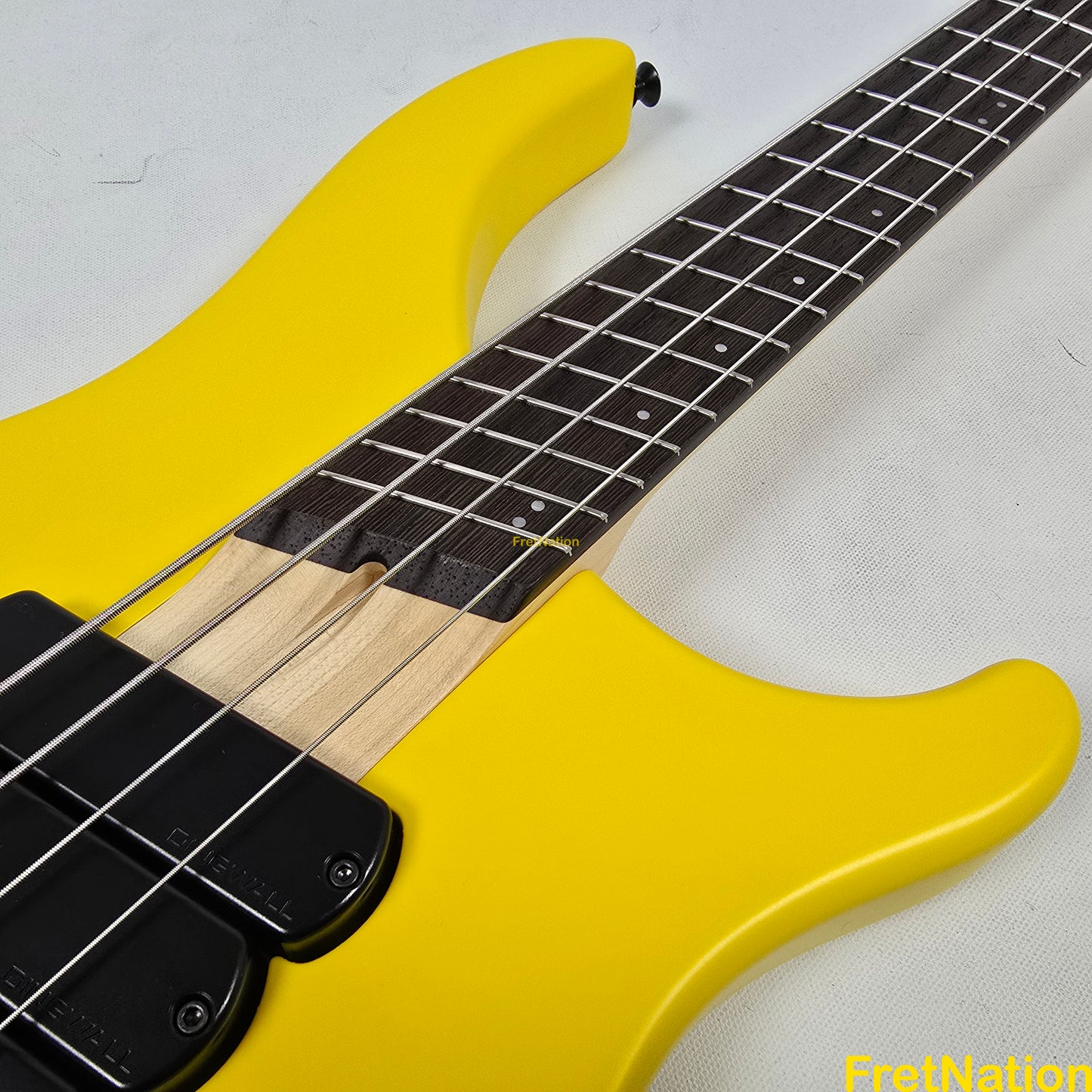 Dingwall Afterburner Z 4-String Bass "Essentials" ABZ Ferrari Yellow 7.62lbs #6960