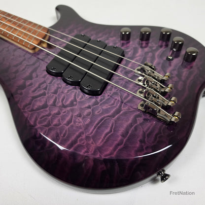 Dingwall Combustion C3 4-String UltraViolet Burst Pau Ferro Fingerboard Bass w/ Bag - 9.88lbs 12445