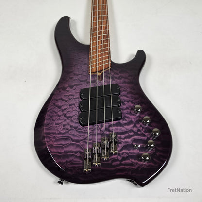 Dingwall Combustion C3 4-String UltraViolet Burst Pau Ferro Fingerboard Bass w/ Bag - 9.88lbs 12445