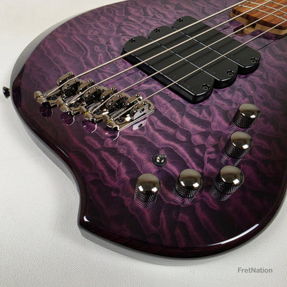 Dingwall Combustion C3 4-String UltraViolet Burst Pau Ferro Fingerboard Bass w/ Bag - 9.88lbs 12445