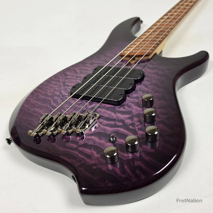 Dingwall Combustion C3 4-String UltraViolet Burst Pau Ferro Fingerboard Bass w/ Bag - 9.88lbs 12445