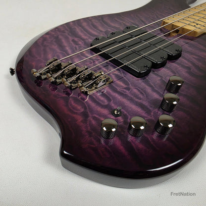 Dingwall Combustion C3 4-String UltraViolet Burst Bass w/ Bag - 9.36lbs 13411
