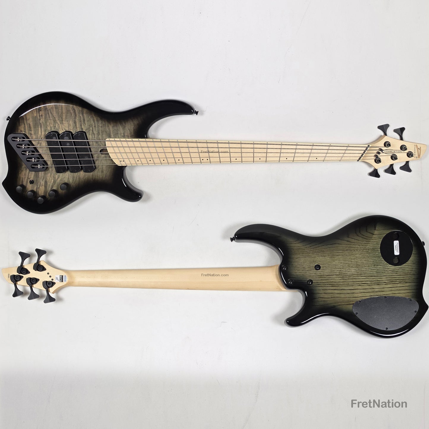 Dingwall Dingwall Combustion C3 5-String 2-Tone Black Burst w/ Maple Fingerboard - 9.94lbs 19653B - B-Stock