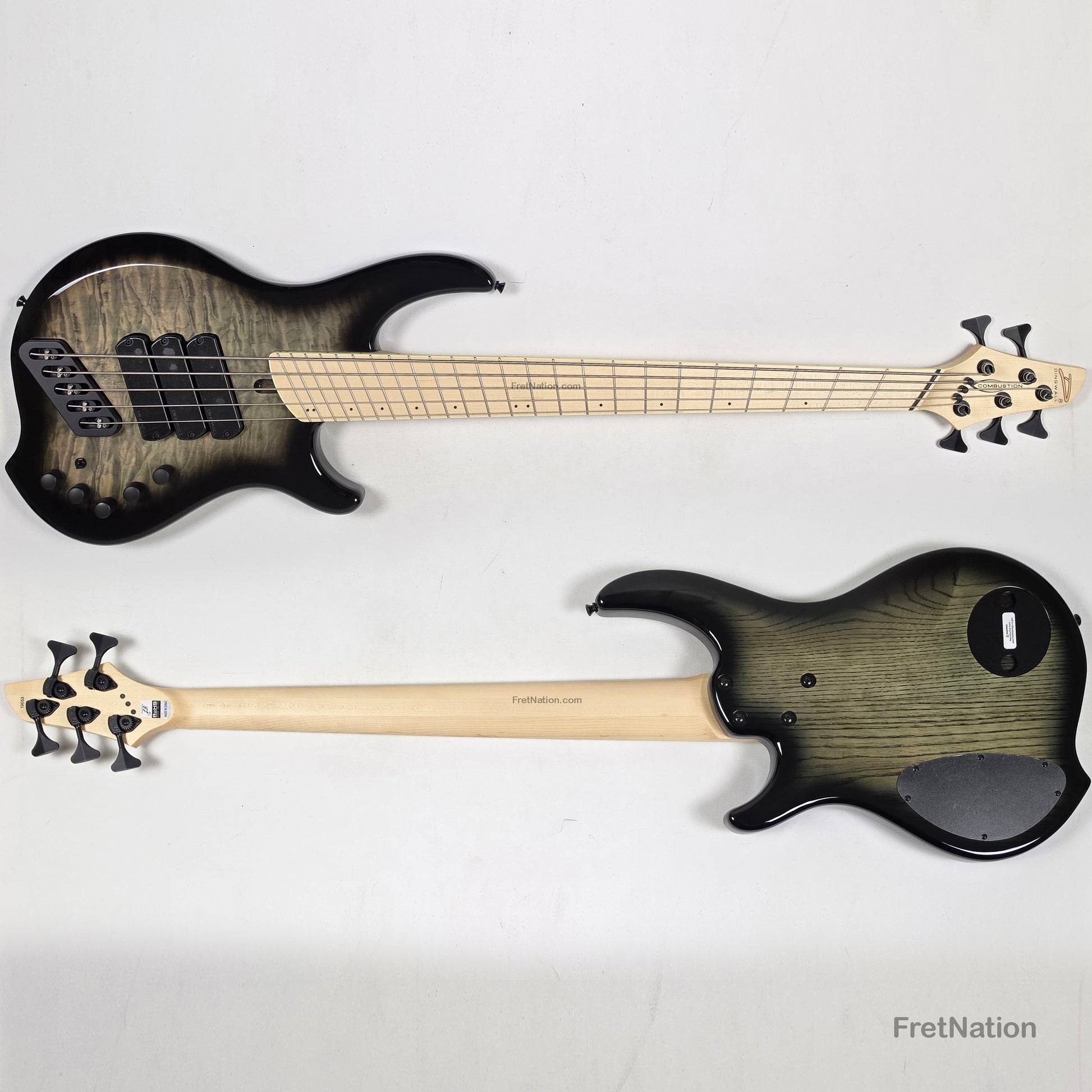 Dingwall Dingwall Combustion C3 5-String 2-Tone Black Burst w/ Maple Fingerboard - 9.94lbs 19653B - B-Stock