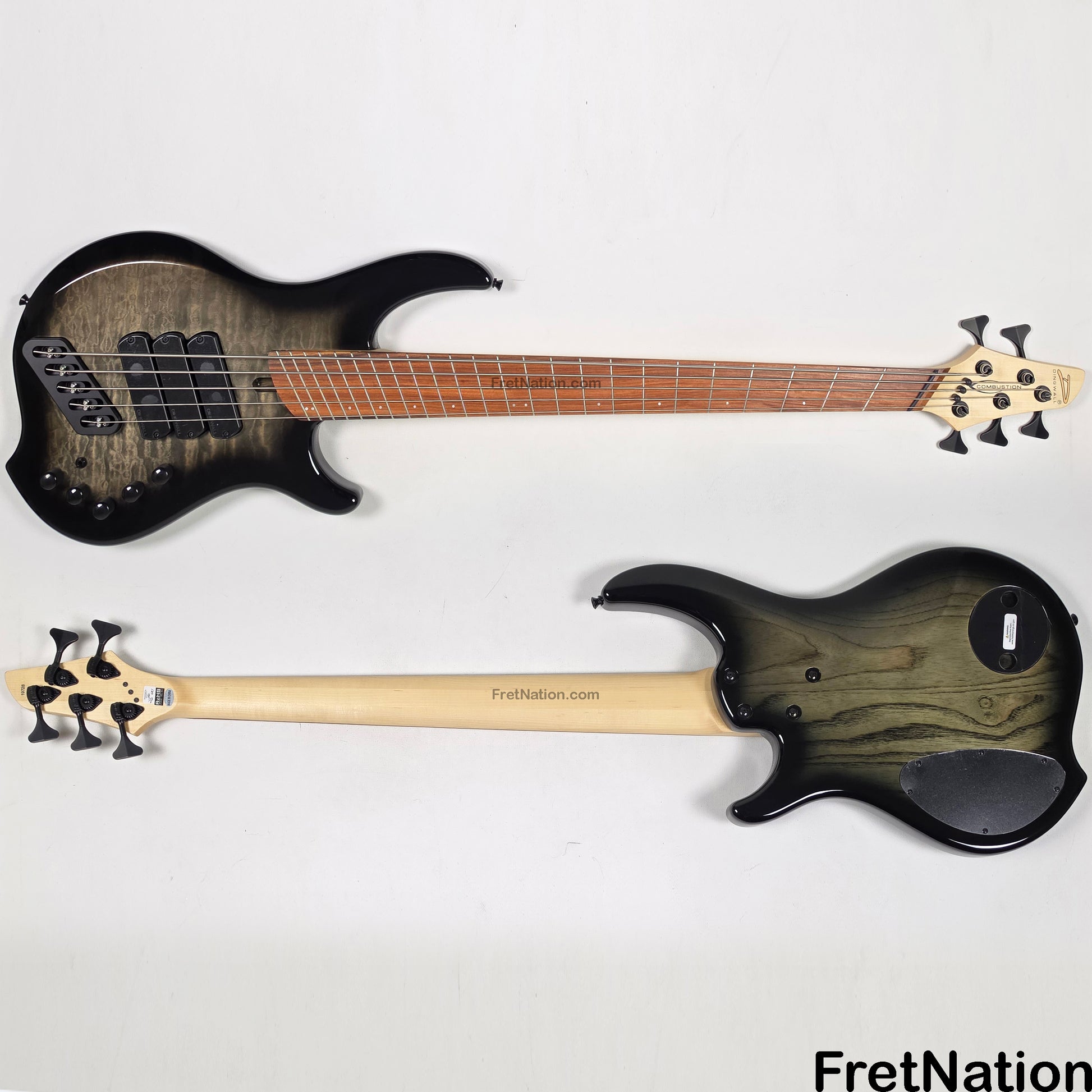 Dingwall Dingwall Combustion C3 5-String 2-Tone Black Burst w/ Pau Ferro Fingerboard - 9.98lbs 19728B - B-Stock