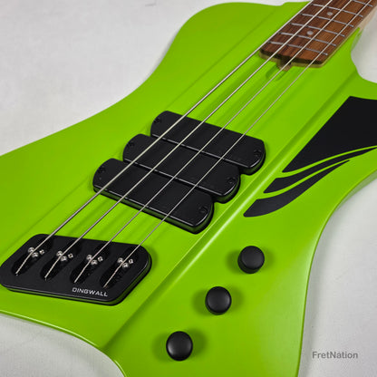 Dingwall Dingwall D-Roc Standard 4-String Matte Ferrari Green - 9.06lbs #21210