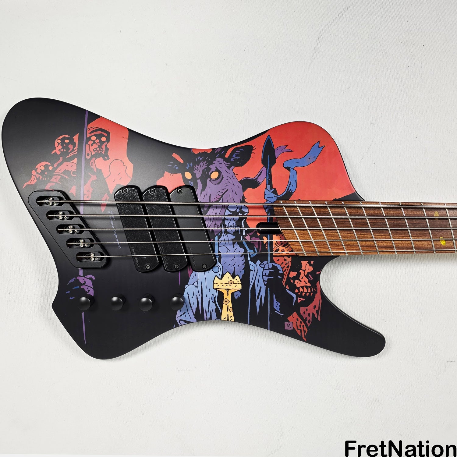 Dingwall Dingwall D-Roc Rob van der Loo "Hellboy" LE 5-String Bass 10.52lbs 16422