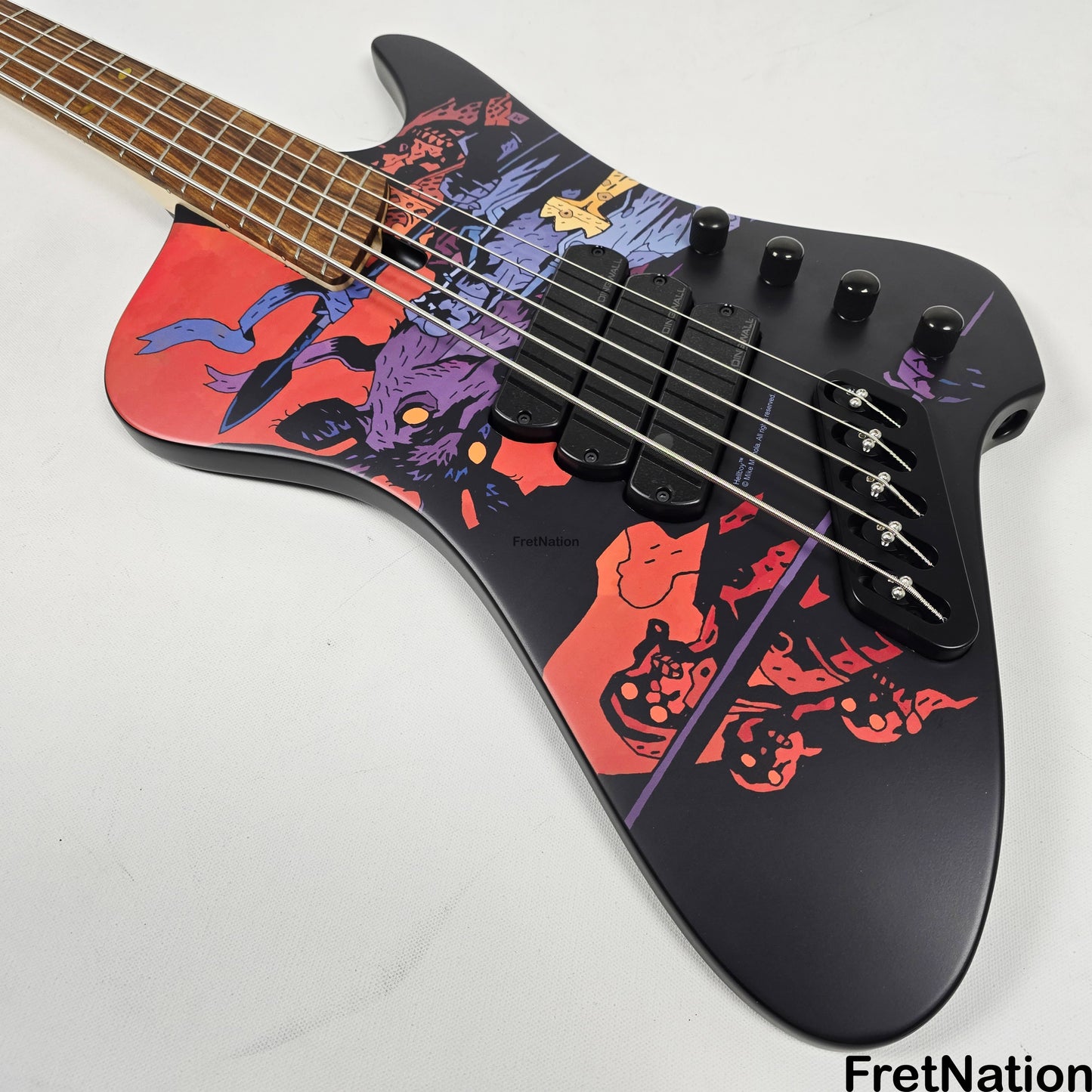 Dingwall Dingwall D-Roc Rob van der Loo "Hellboy" LE 5-String Bass 9.48lbs 16432