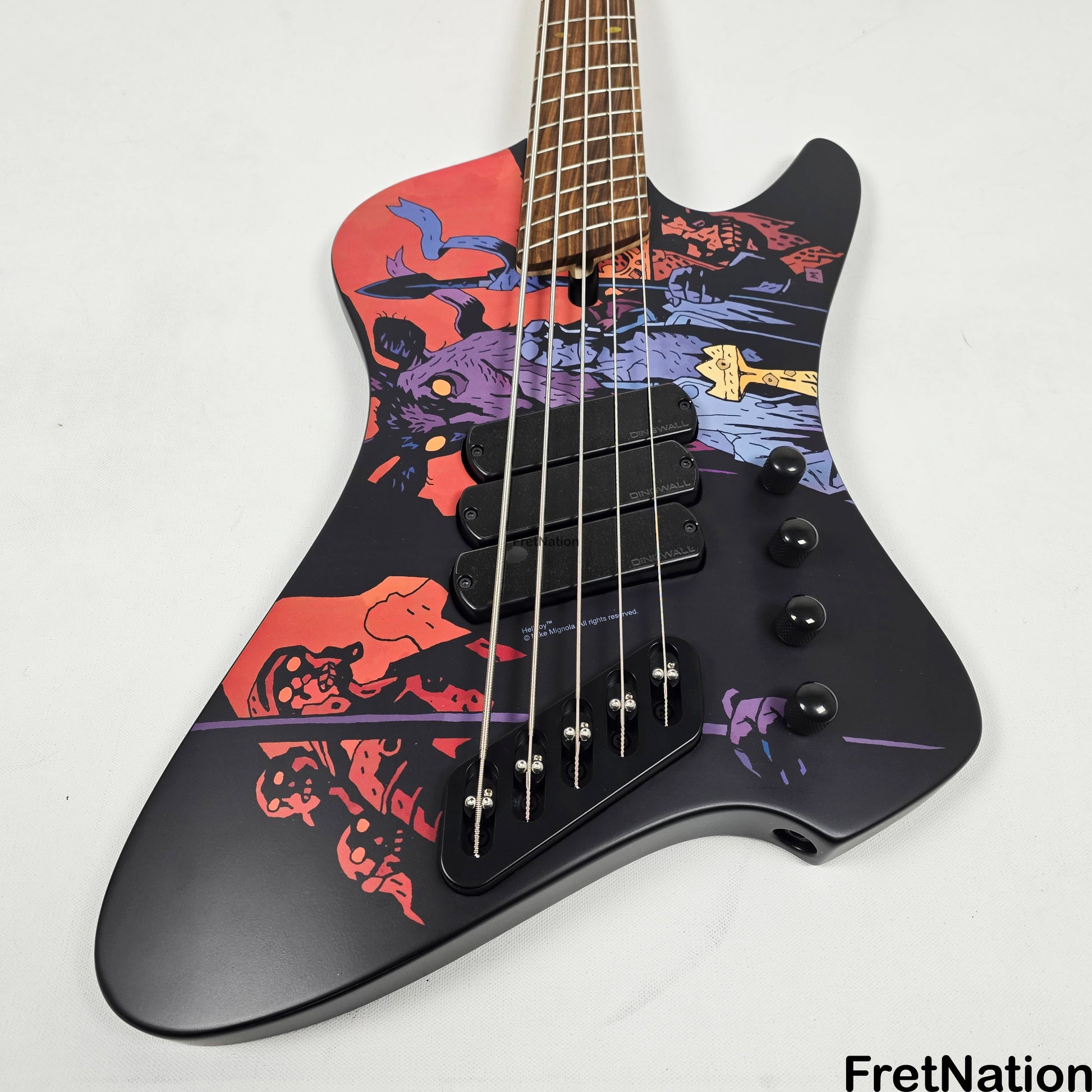 Dingwall Dingwall D-Roc Rob van der Loo "Hellboy" LE 5-String Bass 9.48lbs 16432