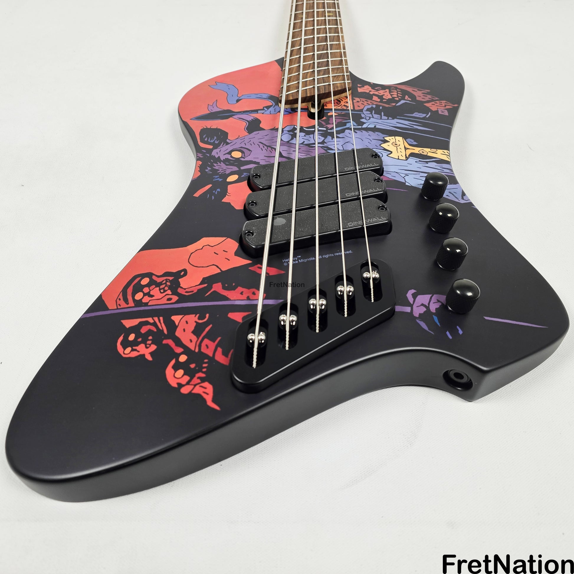 Dingwall Dingwall D-Roc Rob van der Loo "Hellboy" LE 5-String Bass 9.48lbs 16432