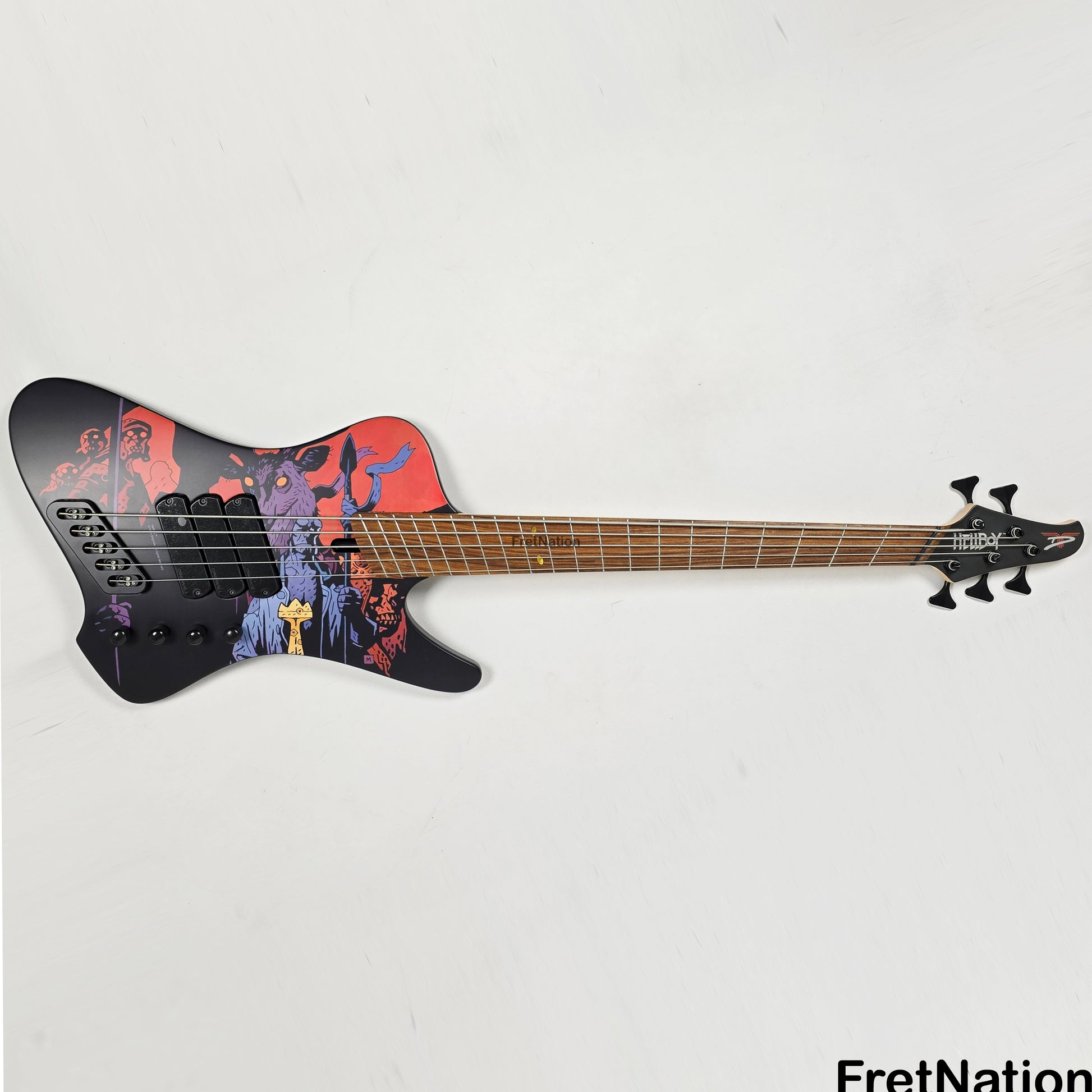 Dingwall Dingwall D-Roc Rob van der Loo "Hellboy" LE 5-String Bass 9.48lbs 16432