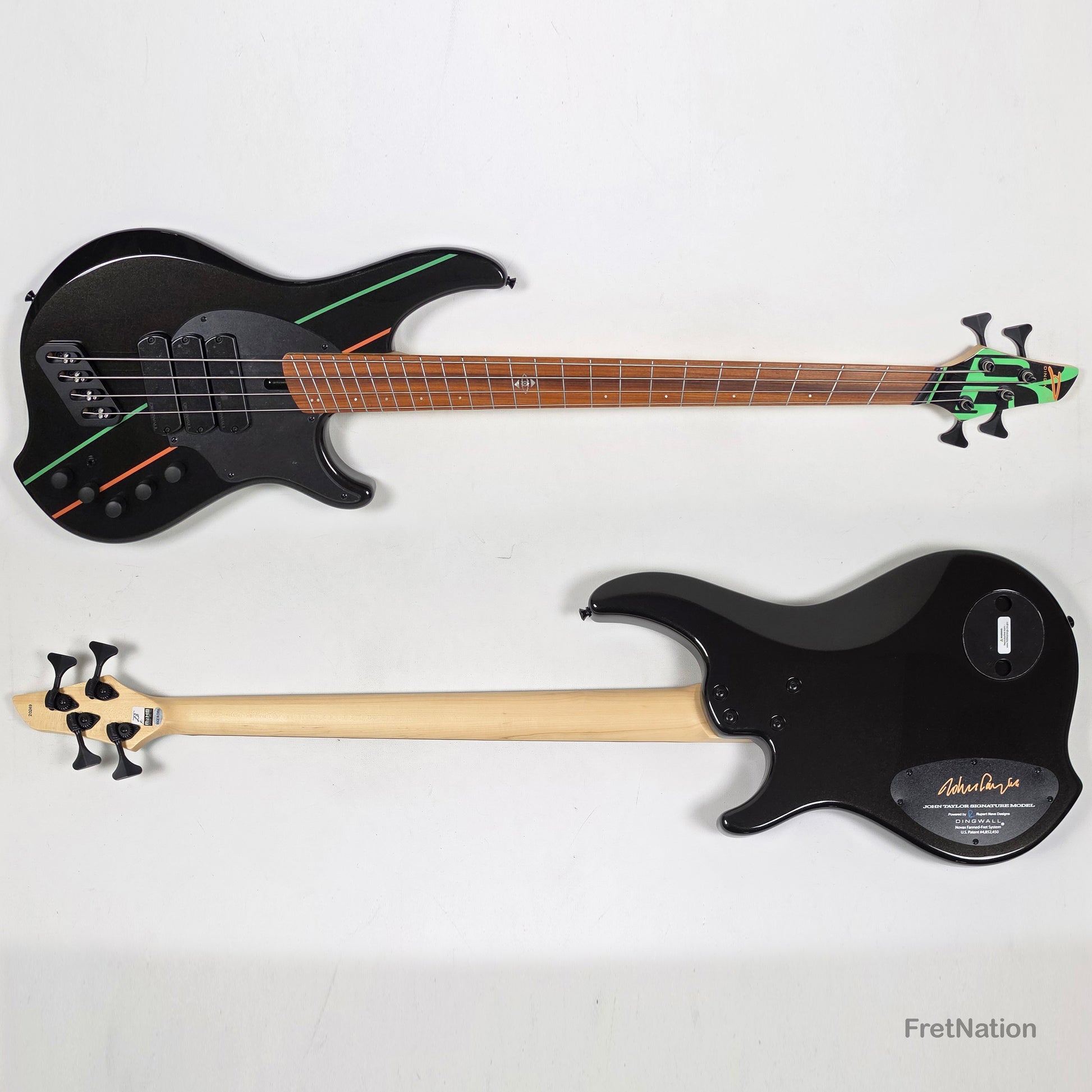 Dingwall Dingwall JT3 4-String Metallic Black Electric Bass w/ Bag - 9.06lbs #20249 - JT3 4 GK P SH