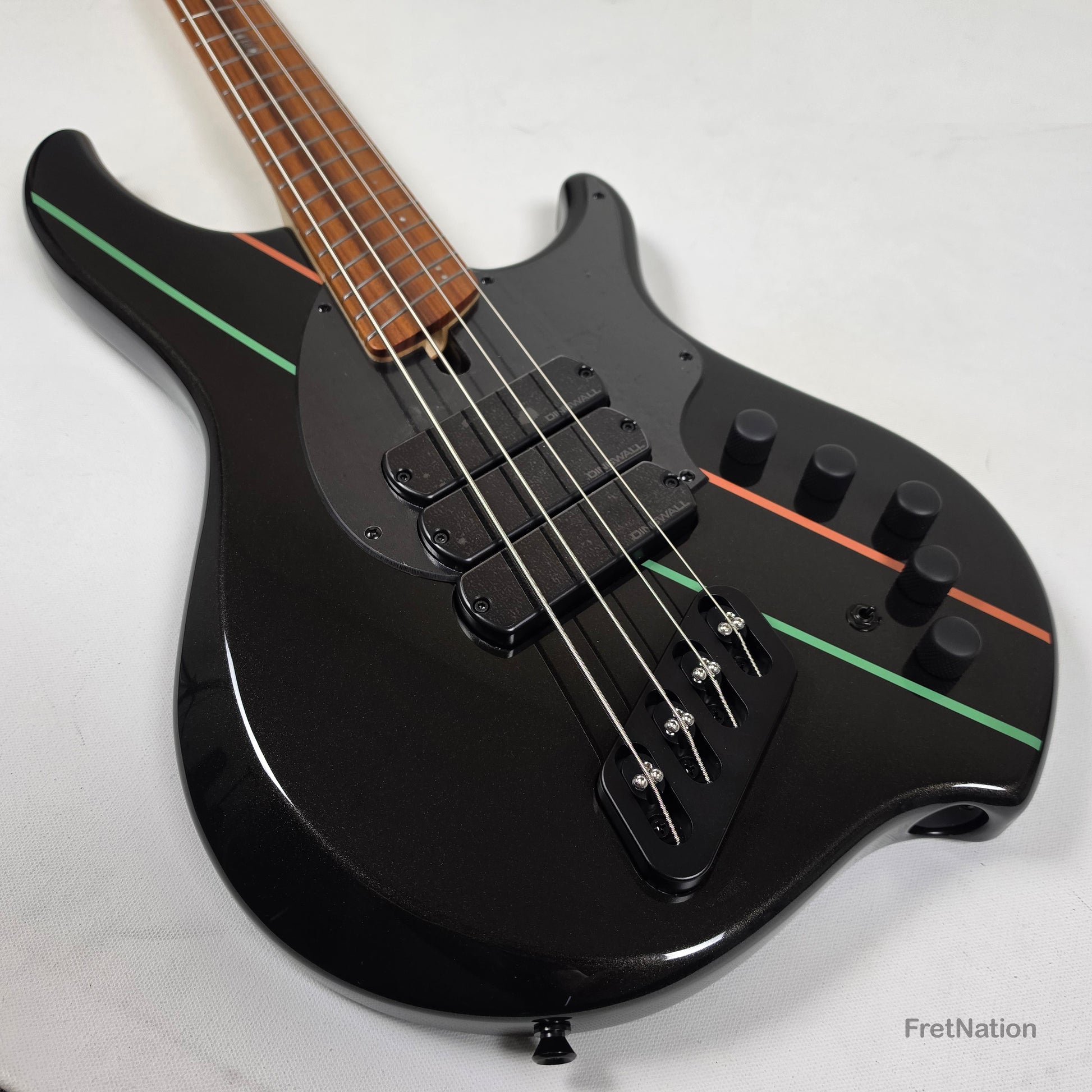 Dingwall Dingwall JT3 4-String Metallic Black Electric Bass w/ Bag - 9.06lbs #20249 - JT3 4 GK P SH