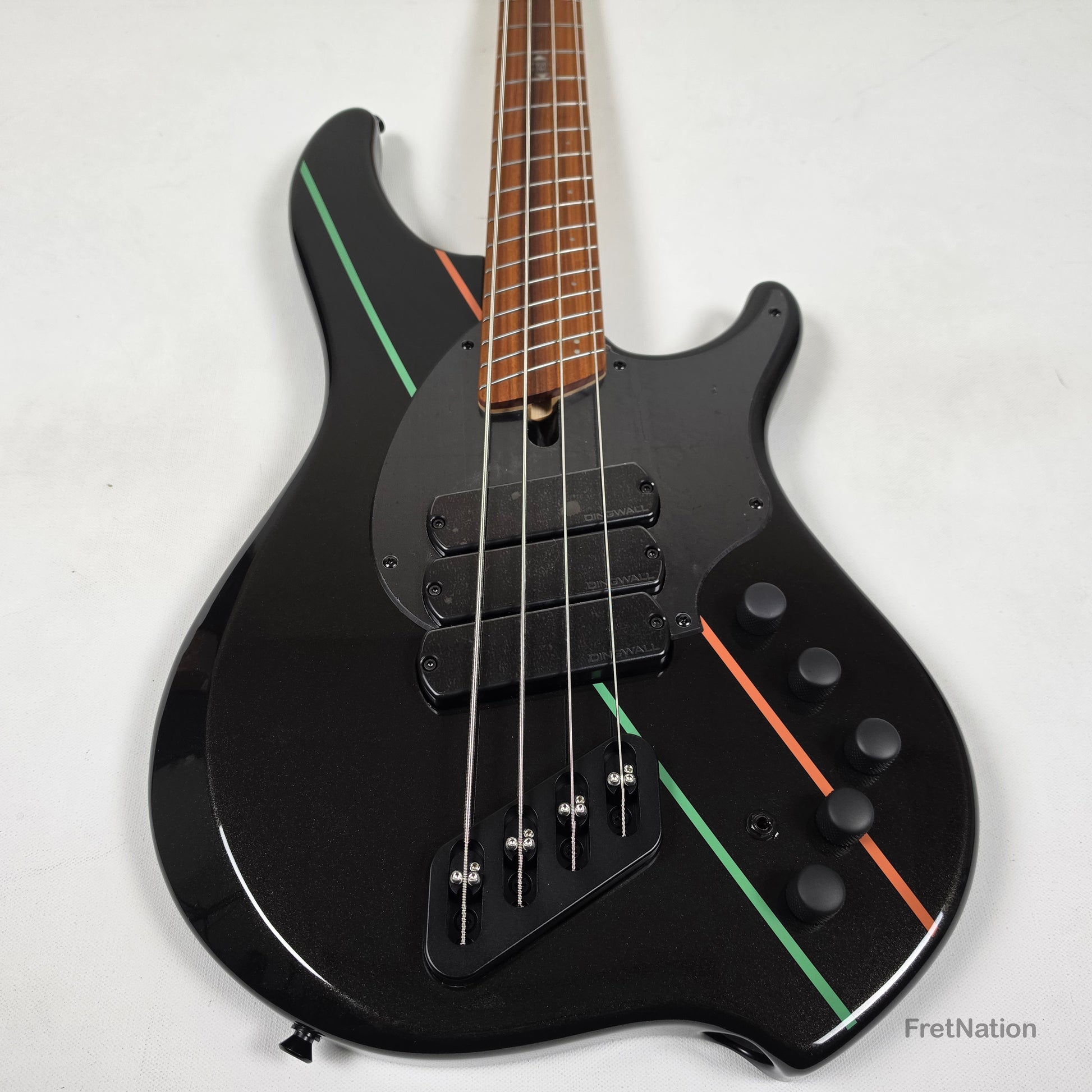 Dingwall Dingwall JT3 4-String Metallic Black Electric Bass w/ Bag - 9.06lbs #20249 - JT3 4 GK P SH