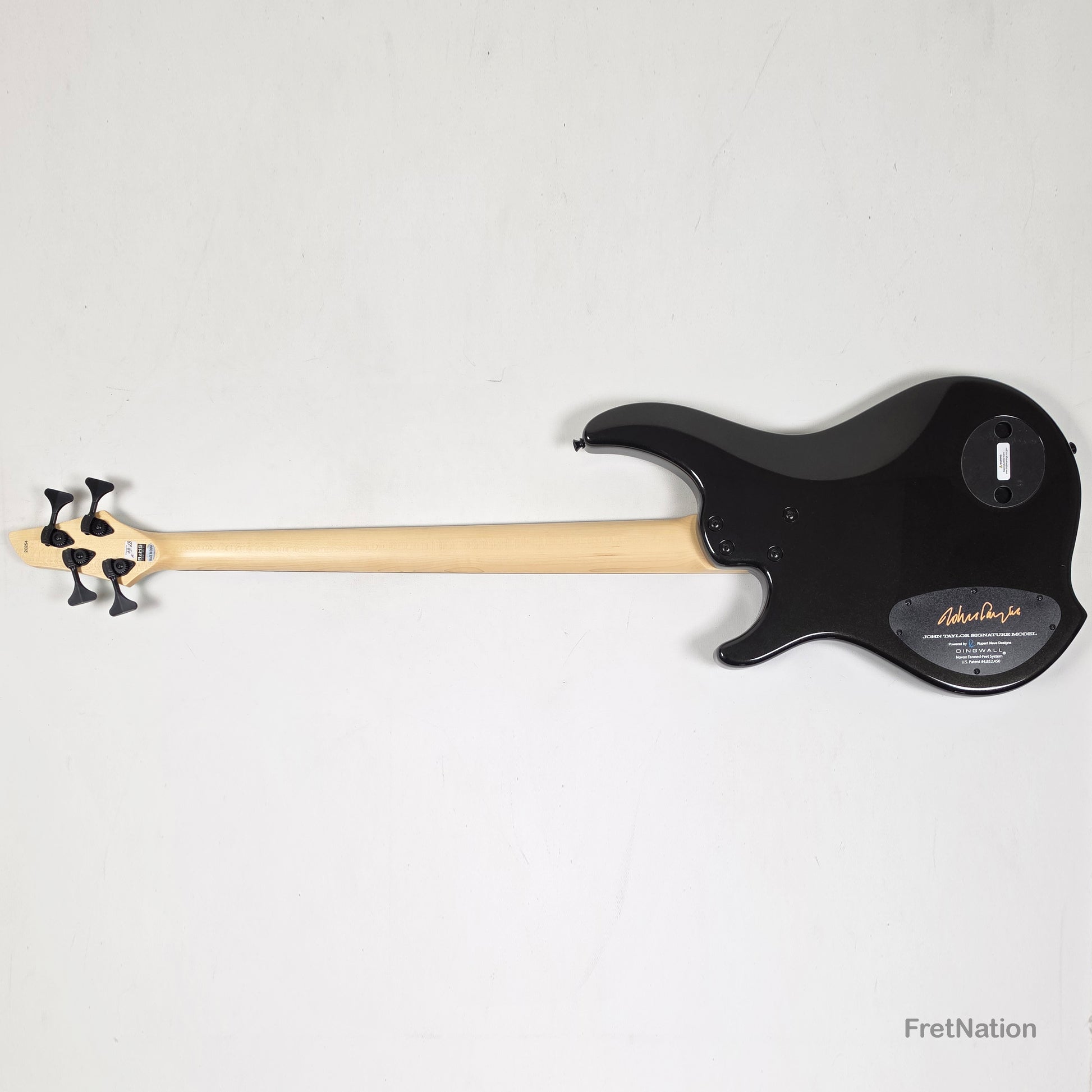 Dingwall Dingwall JT3 4-String Metallic Black Electric Bass w/ Bag - 9.38lbs #20254 - JT3 4 GK P SH