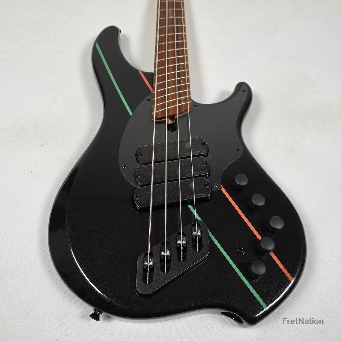 Dingwall Dingwall JT3 4-String Metallic Black Electric Bass w/ Bag - 9.38lbs #20254 - JT3 4 GK P SH