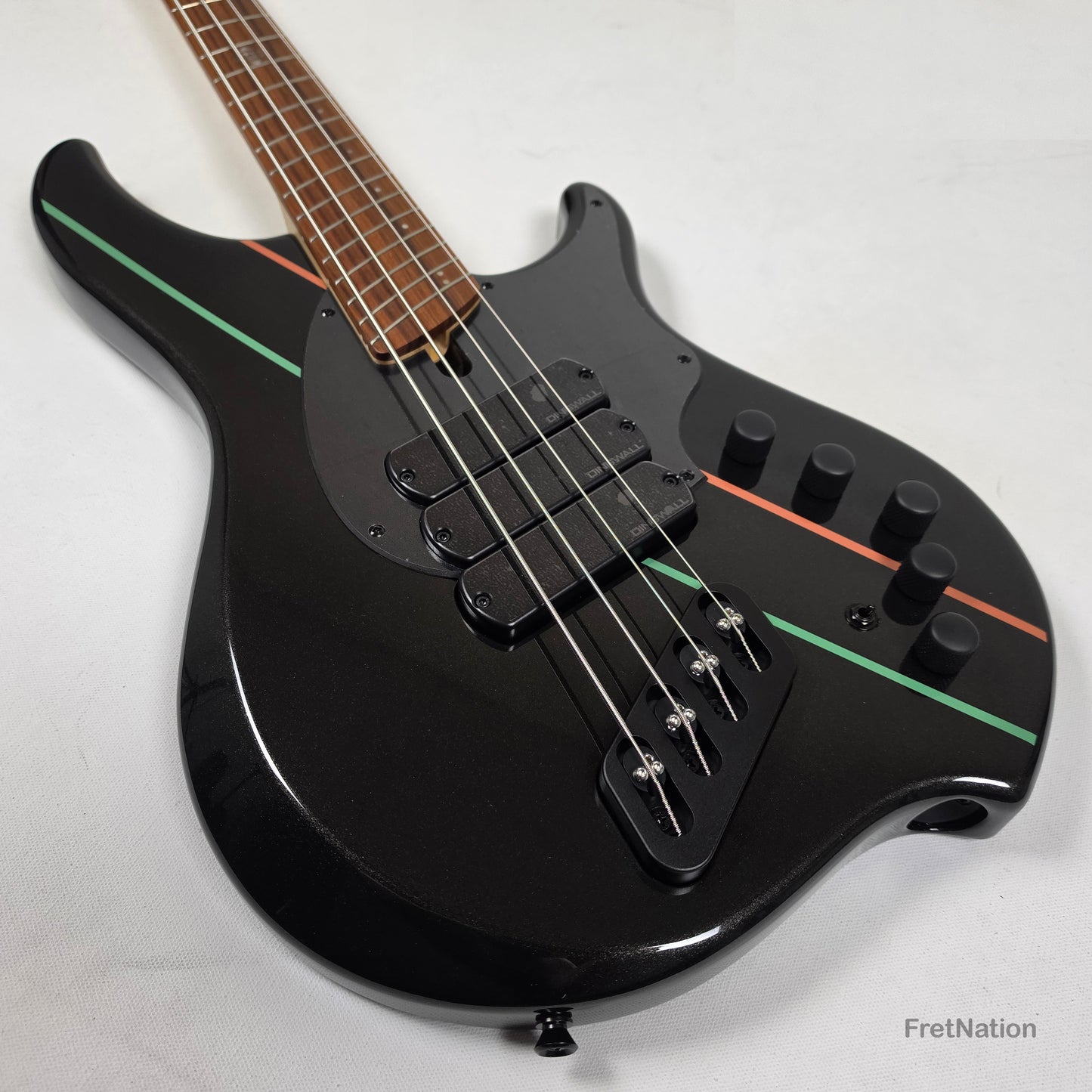 Dingwall Dingwall JT3 4-String Metallic Black Electric Bass w/ Bag - 9.38lbs #20254 - JT3 4 GK P SH