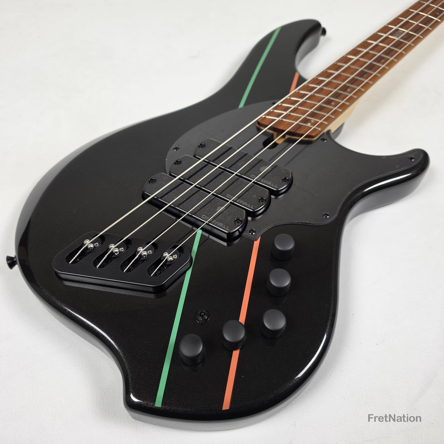 Dingwall Dingwall JT3 4-String Metallic Black Electric Bass w/ Bag - 9.38lbs #20254 - JT3 4 GK P SH