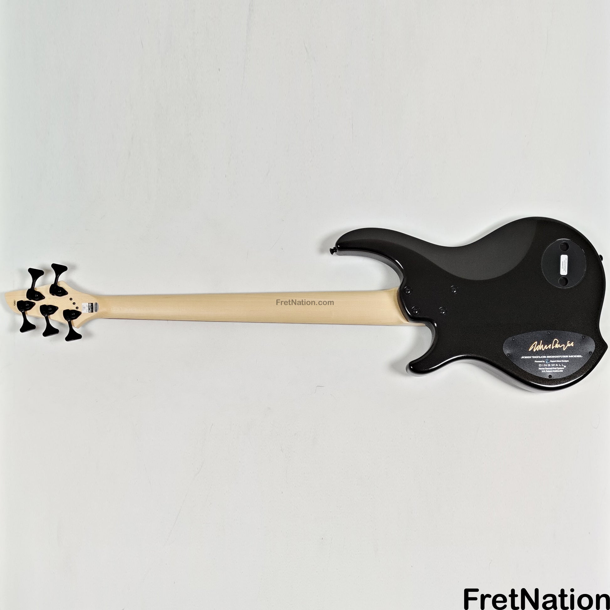 Dingwall Dingwall JT3 John Taylor 5-String Metallic Black Bass 9.38lbs 19887