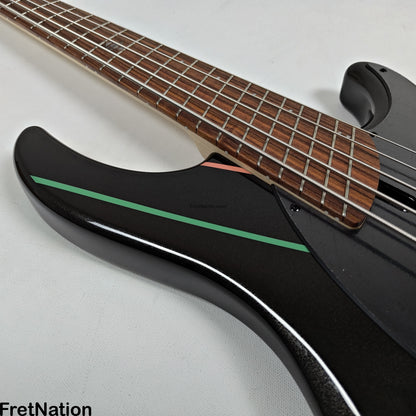 Dingwall Dingwall JT3 John Taylor 5-String Metallic Black Bass 9.38lbs 19887