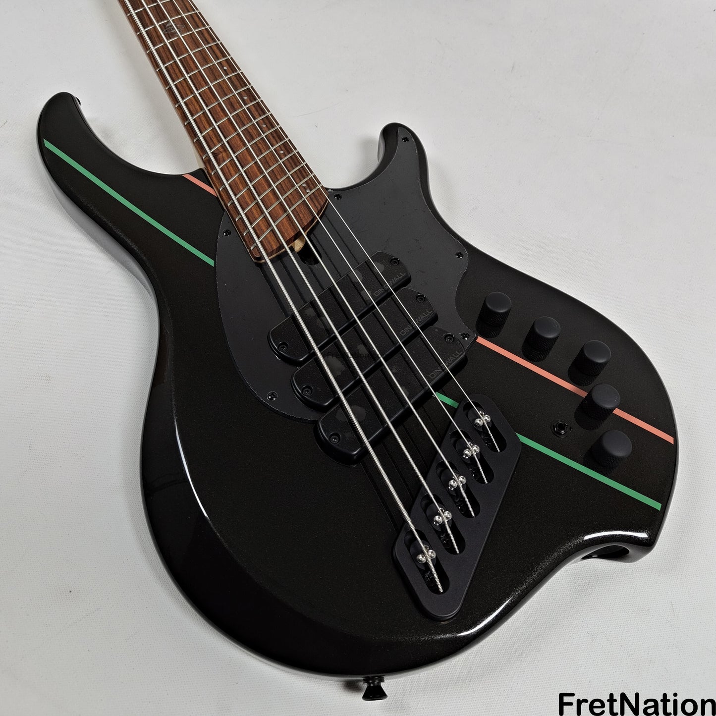 Dingwall Dingwall JT3 John Taylor 5-String Metallic Black Bass 9.38lbs 19887
