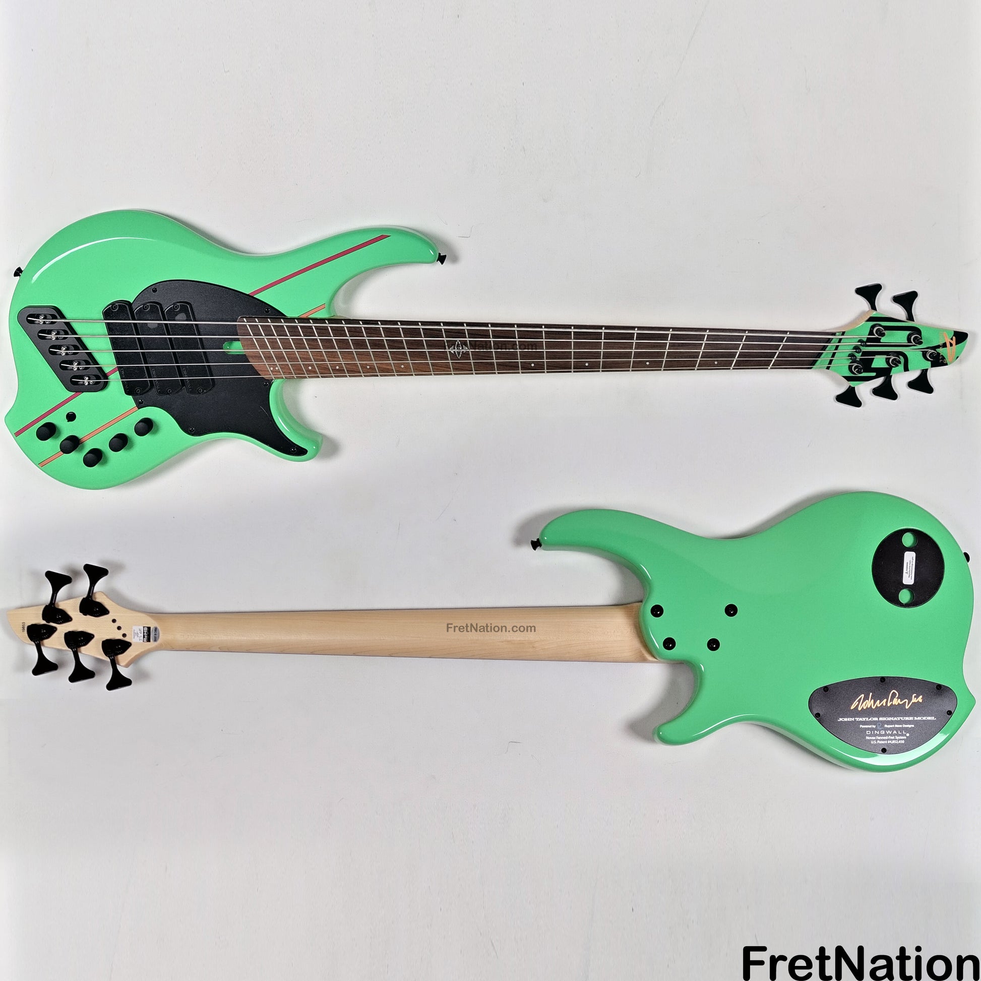 Dingwall Dingwall JT3 John Taylor 5-String Seafoam Green Bass 9.02lbs 19853