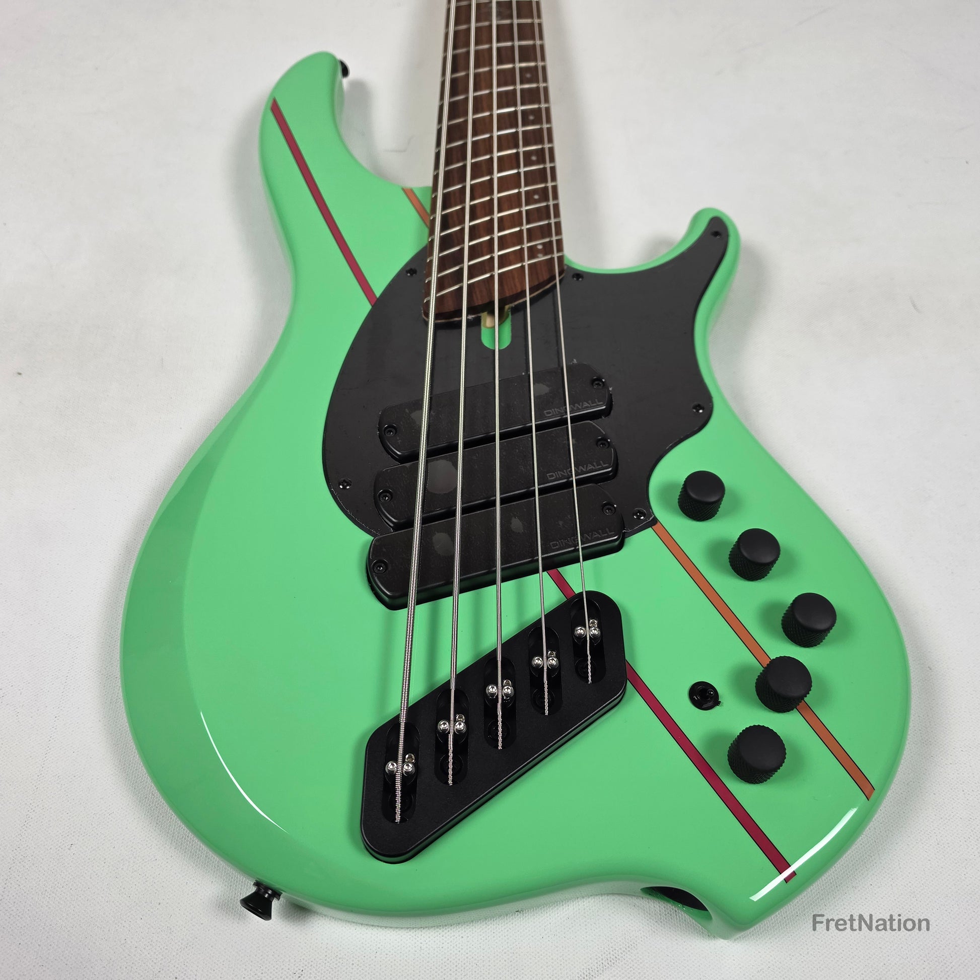 Dingwall Dingwall JT3 John Taylor 5-String Seafoam Green Bass - 9.56lbs #19792 - JT3 5 GS P SH