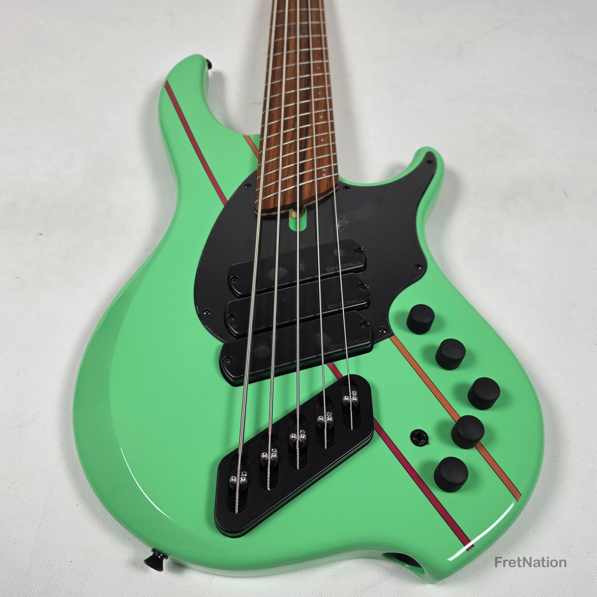Dingwall Dingwall JT3 John Taylor 5-String Seafoam Green Bass - 9.46lbs #19787 - JT3 5 GS P SH