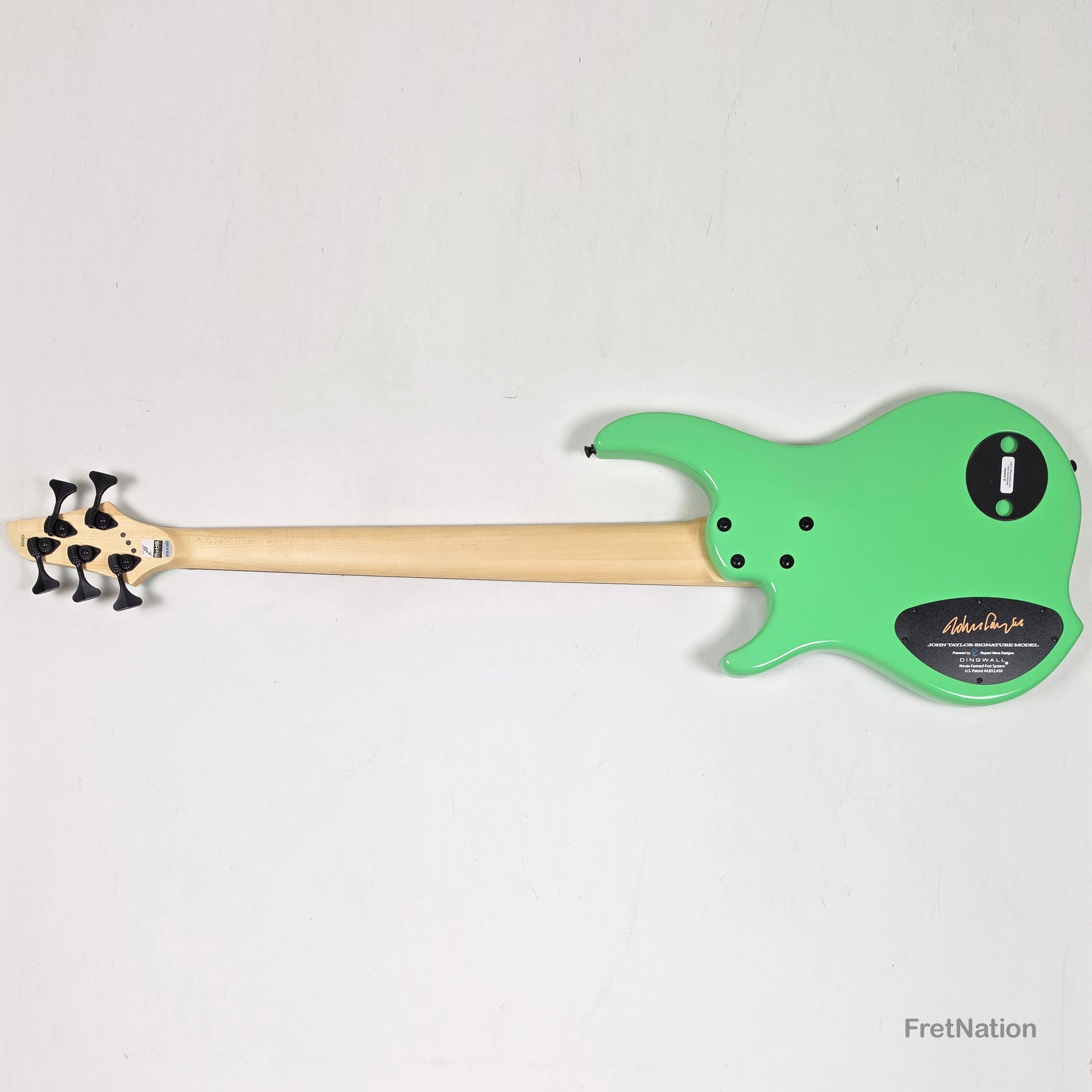 Dingwall Dingwall JT3 John Taylor 5-String Seafoam Green Bass - 9.00lbs #20069 - JT3 5 GS P SH