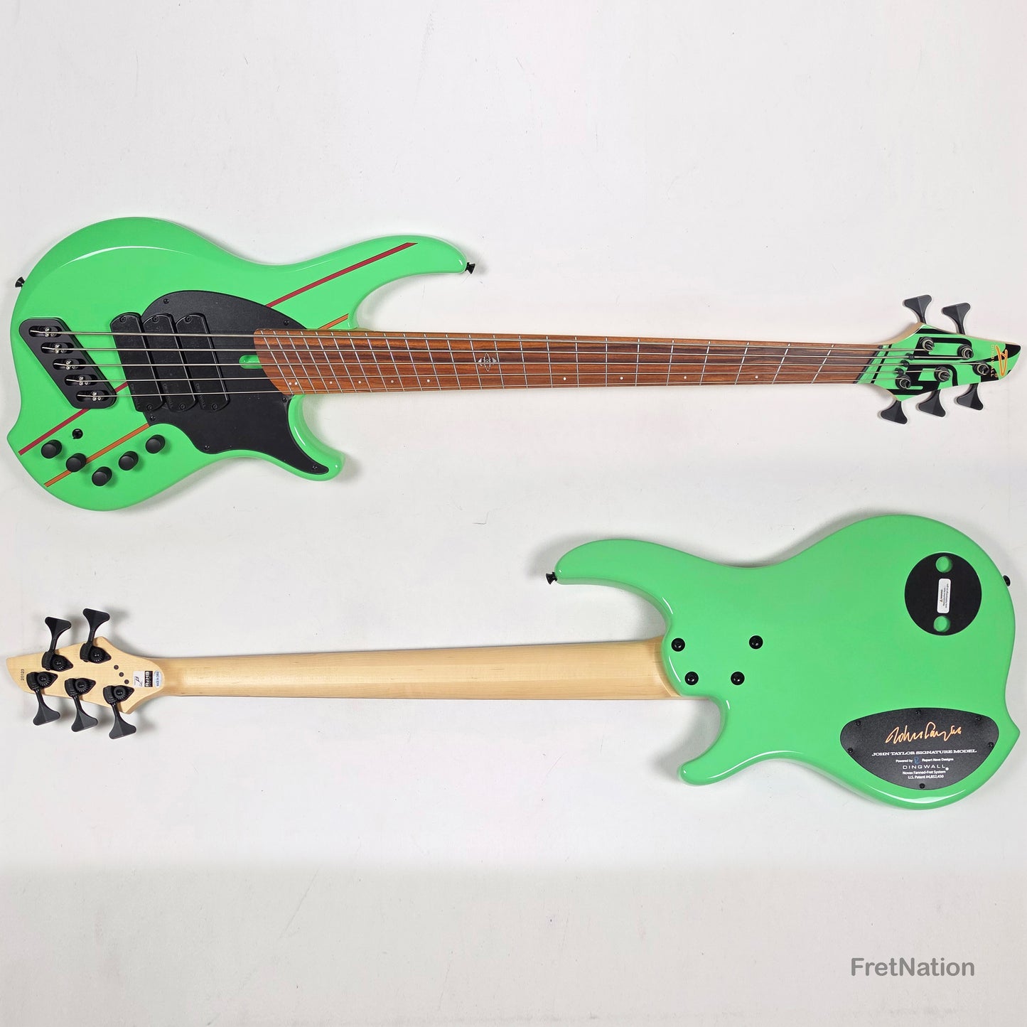 Dingwall Dingwall JT3 John Taylor 5-String Seafoam Green Bass - 9.42lbs #20123 - JT3 5 GS P SH