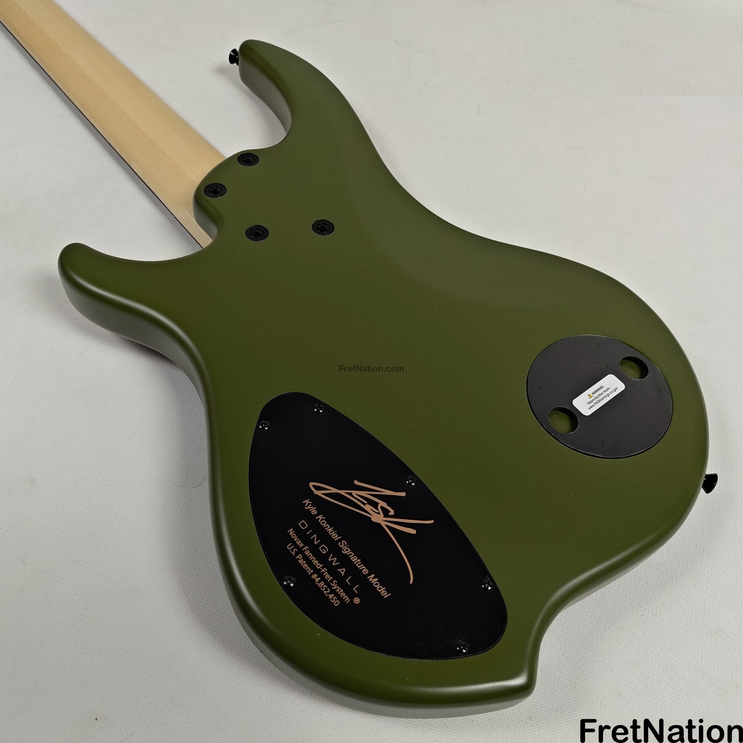 Dingwall Dingwall Kyle Konkiel Signature 5-String Combustion Matte Army Green - 8.94lbs #20157