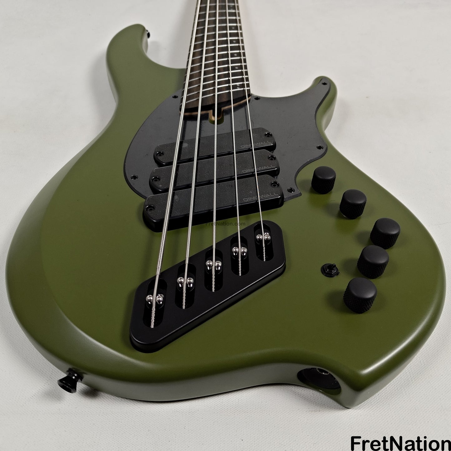 Dingwall Dingwall Kyle Konkiel Signature 5-String Combustion Matte Army Green - 8.94lbs #20157