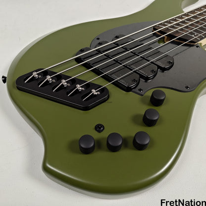 Dingwall Dingwall Kyle Konkiel Signature 5-String Combustion Matte Army Green - 8.94lbs #20157