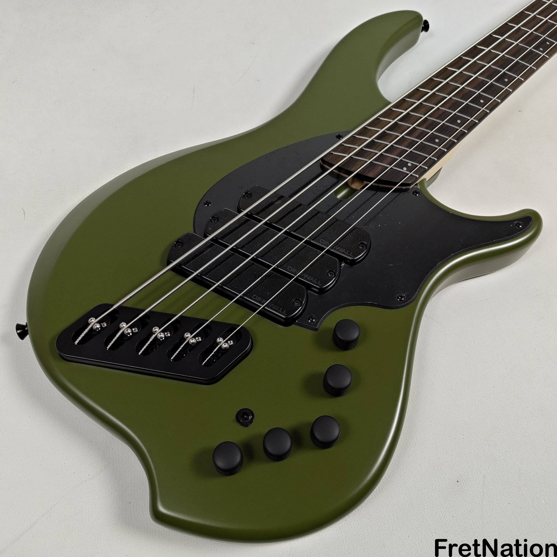 Dingwall Dingwall Kyle Konkiel Signature 5-String Combustion Matte Army Green - 8.94lbs #20157