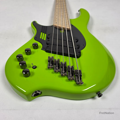Dingwall Dingwall NG3 Lefty-Handed 5-String Ferrari Green Bass w/ Bag - 8.82lbs 12944