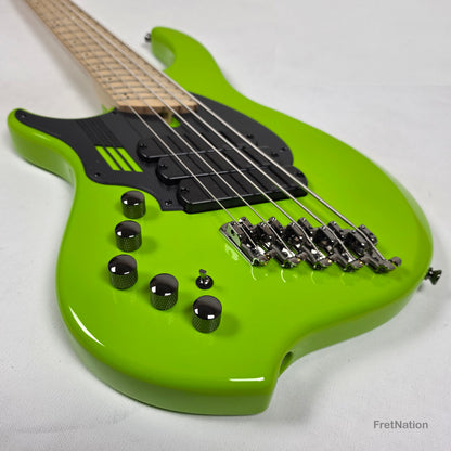 Dingwall Dingwall NG3 Lefty-Handed 5-String Ferrari Green Bass w/ Bag - 8.82lbs 12944