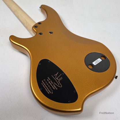 Dingwall NG3 4-String Matte Gold Metallic w/ Bag - 8.50lbs 15598B