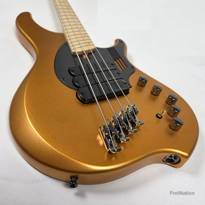 Dingwall NG3 4-String Matte Gold Metallic w/ Bag - 8.50lbs 15598B