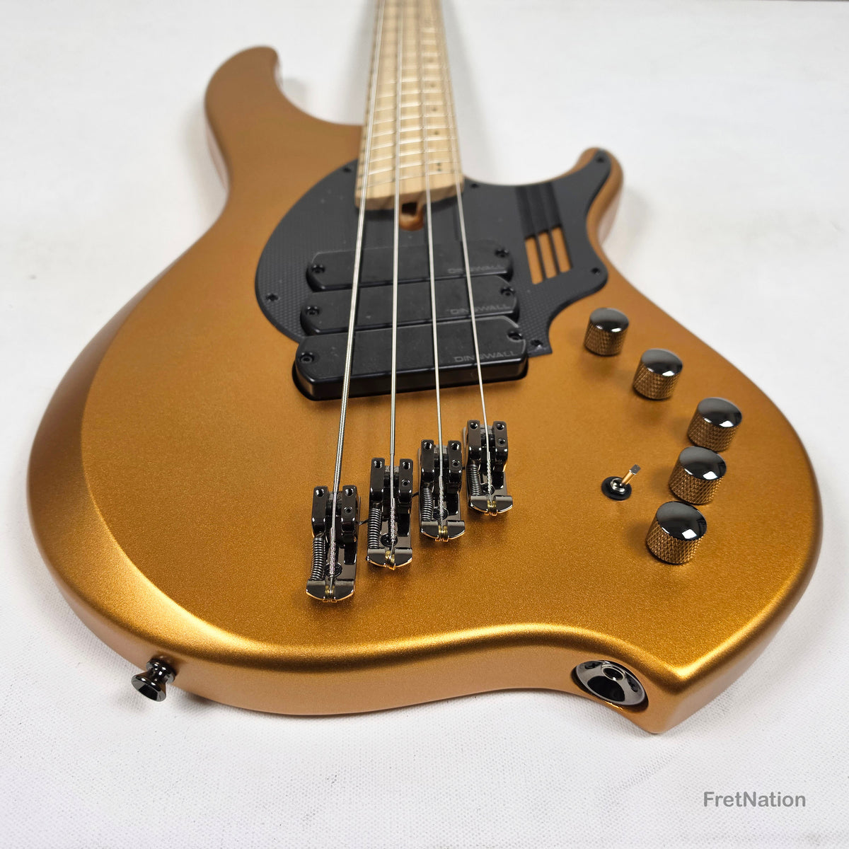 Dingwall NG3 4-String Matte Gold Metallic w/ Bag - 8.50lbs 15598B