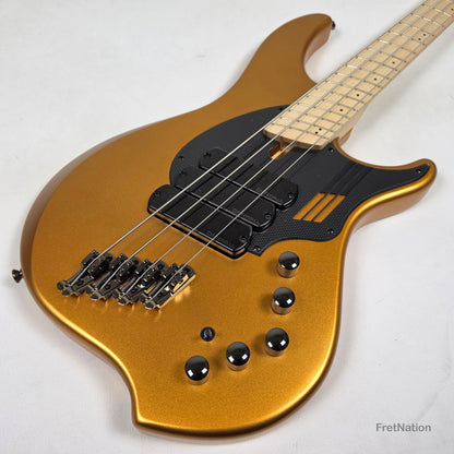 Dingwall NG3 4-String Matte Gold Metallic w/ Bag - 8.50lbs 15598B